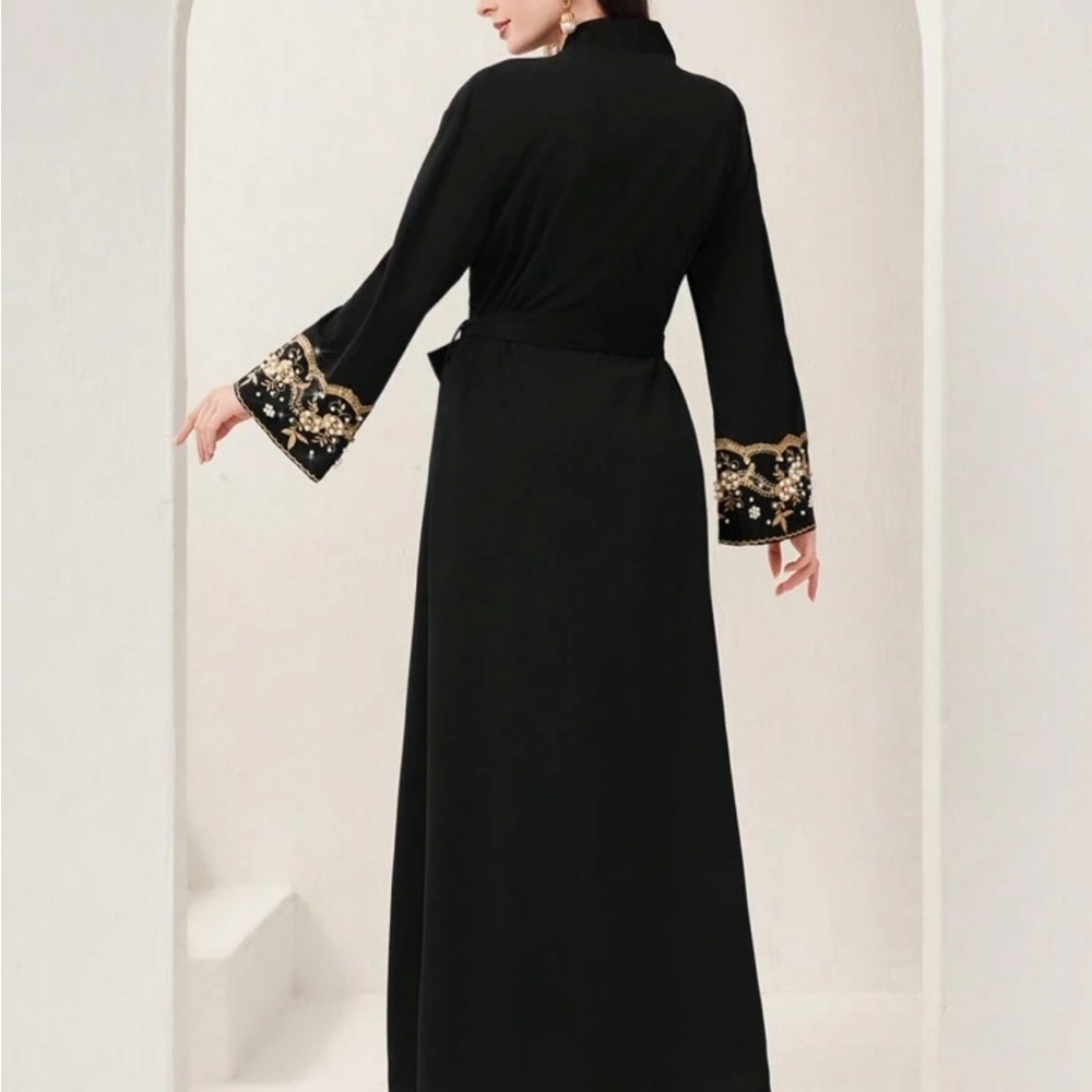 🚫Sold🚫 Black Abaya Dubai Saudi Farasha
Kaftan Jilbab Khimar Hijab Modest
Eid - Picture 3 of 9